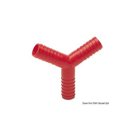 RACCORD Y NYLON 16 MM Osculati - Raccords en “Y” en nylon pour tuya...