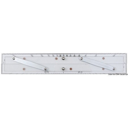 Règles parallèle Micron 500 mm Osculati - Règles nautiques Micron -...