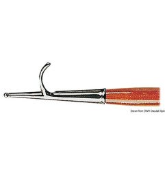 Gaffe laiton chromé + bois 200 cm Osculati - Gaffe - discount-nauti...