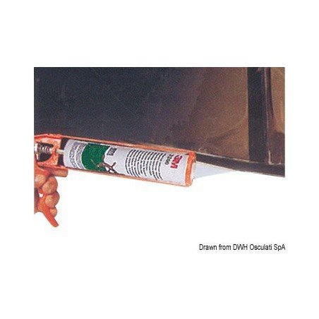 Silicone scellant blanc 3M 3200 Marine trans 280ml 3M - Silicone Sc...