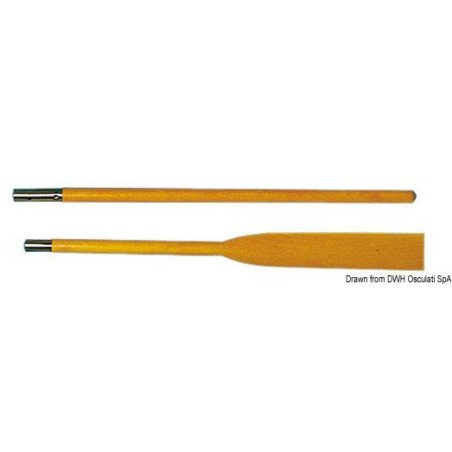 Aviron en hêtre pour canots 165 cm Osculati - Aviron démontable pou...