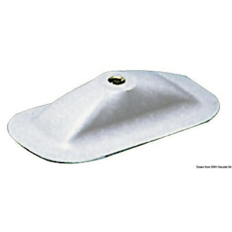 Support dame nage 200x100 mm gris RAL 7035 Osculati - Accessoires p...