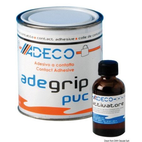 Colle pour PVC 850 g Adeco - Colle pour tissus Adeprene en néoprène...