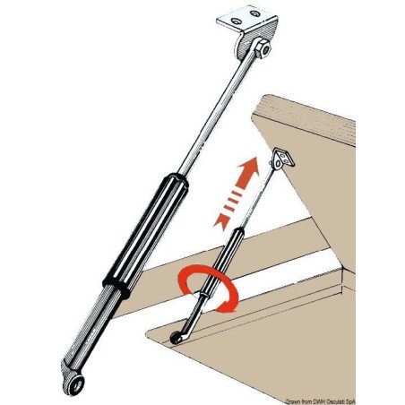 Compas télescopique 220/480 mm Osculati - Compas télescopique - dis...