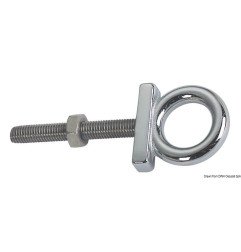 Anneau d'étrave bronze chromé 10x90 mm - - Anneau d'étrave - discou...