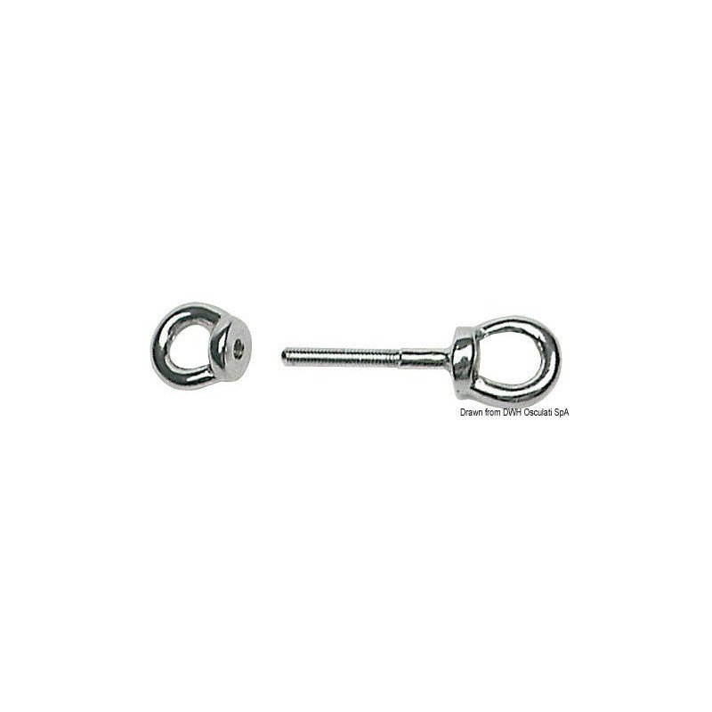Anneau double inox 8x60 mm Osculati - Anneaux doubles pour les poup...