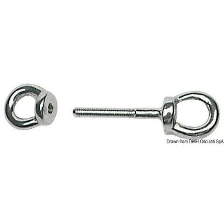 Anneau double inox 8x60 mm Osculati - Anneaux doubles pour les poup...