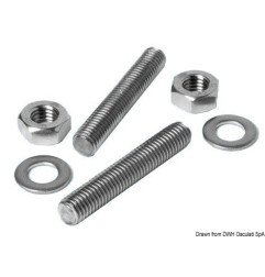 Kit vis sans tête inox pour taquet 16x120 mm Osculati - Kit vis san...