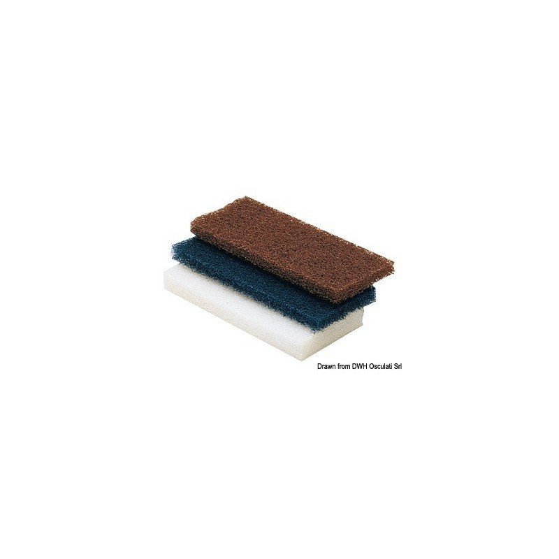 Paire de tampons abrasifs fort marron Shurhold Industries - Tampon...