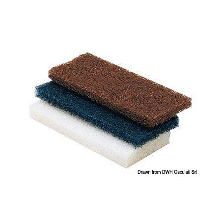 Paire de tampons abrasifs fort marron Shurhold Industries - Tampon...