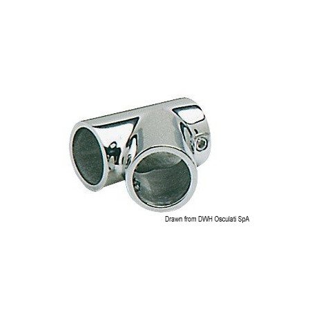 Raccord en T p. balcon 60° 25 mm Osculati - Raccords en T pour balc...