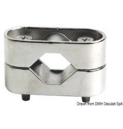 Etrier inox AISI316 poli miroir 20/22/25 mm Osculati - Etriers en i...