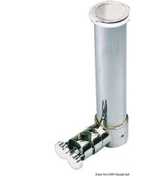 Porte-canne AISI316 p. tubes Ø 25/30 mm Osculati - Porte-canne à pê...
