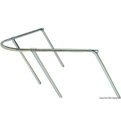 Balcon proue inox 80x90x45 cm Osculati - Balcon de proue pour voili...