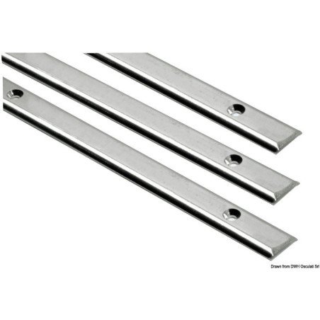Profilé demi-rond AISI316 14 mm (commande minimum 12m) Osculati - P...
