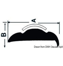 Base épaisse PVC blanc pour 44.480.20 Tessilmare - Base épaisse pou...
