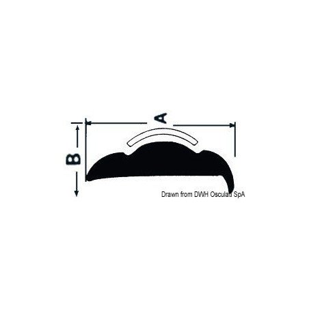 Base épaisse PVC blanc pour 44.480.20 Tessilmare - Base épaisse pou...