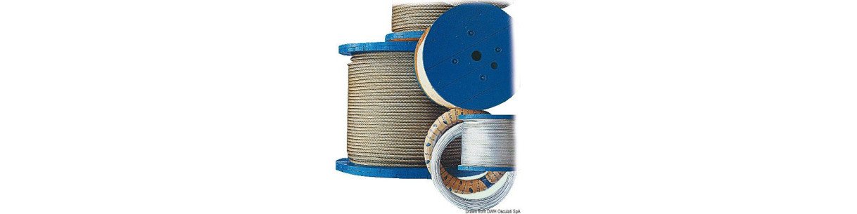 Câbles en inox AISI 316 ROULEAU 100M