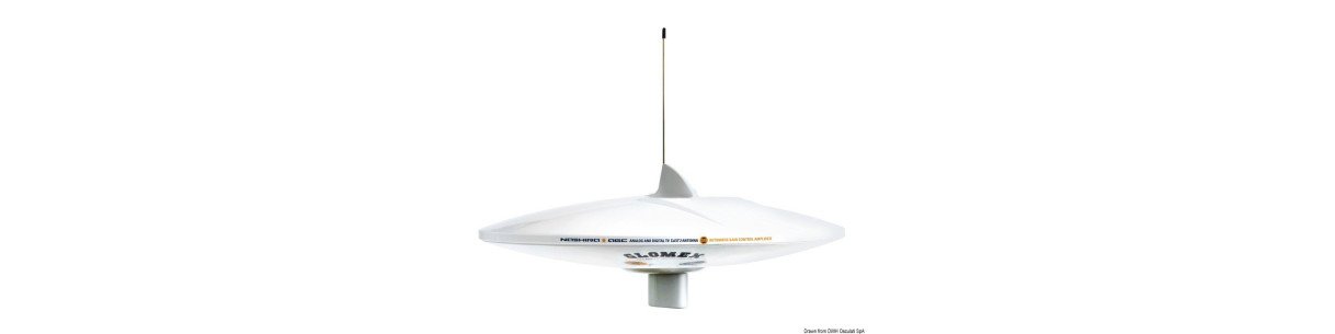 GLOMEX Nashira AGC/DAB/AM-FM TV antenna