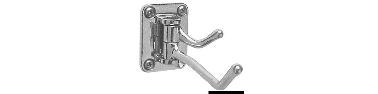 Portemanteau moulé en inox AISI 316 poli