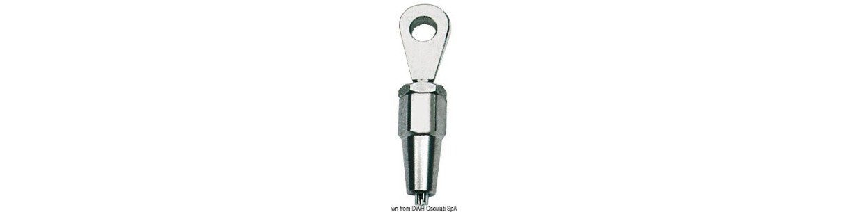 Terminaux pour épissures en inox AISI 316