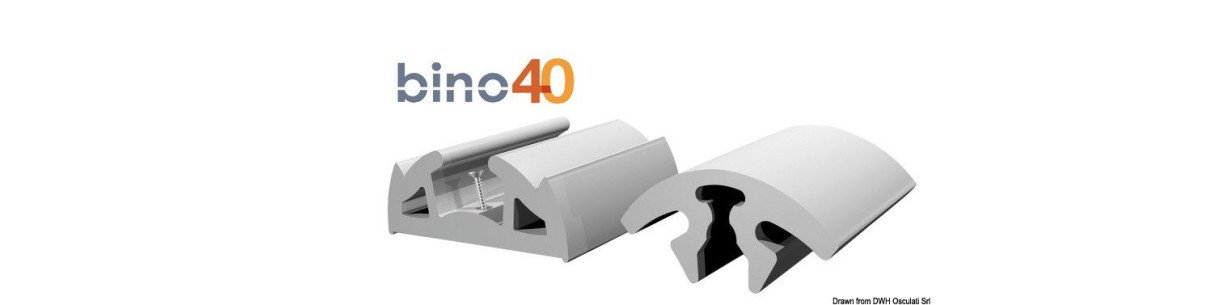 Profilés défenses en PVC et aluminium anodisé