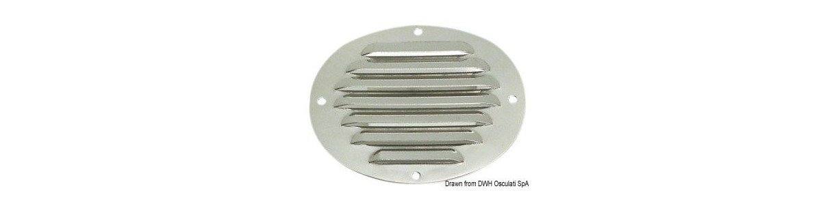 Grilles d'aération ovales