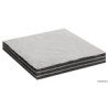 Plaques anti-bruit phono-absorbants et phono-isolants avec tissu en fibre de verre