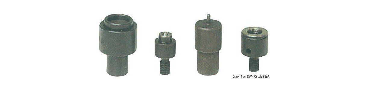 Kit de poinçons pour boutons 10.301.XX/10.303.XX