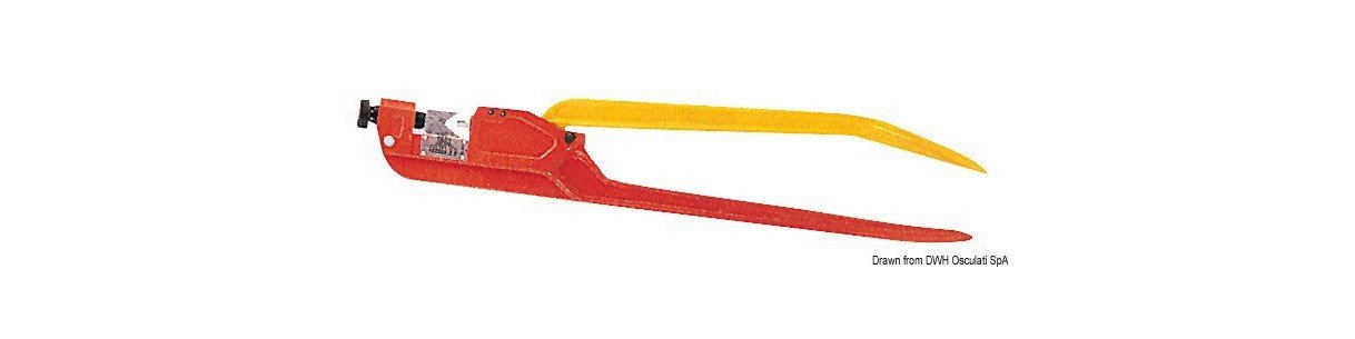 Pince pour sertissage des cosses sur câbles électriques