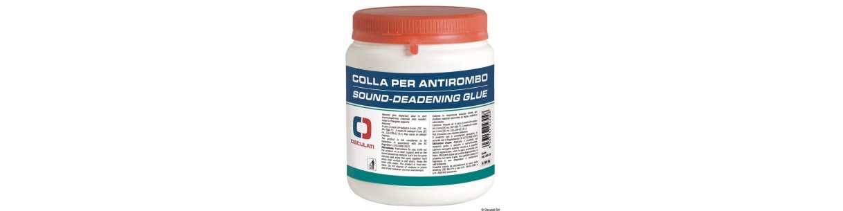 Colle ignifugée pour phonoisolants/phonoabsorbants
