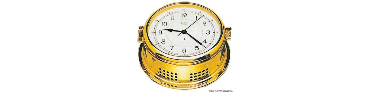 Horloge marine boîtier en laiton