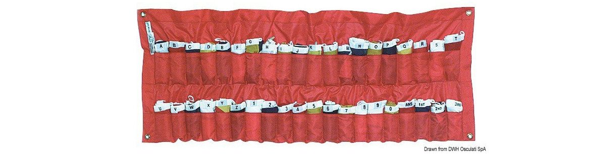 Série de 40 pavillons "Grand Pavois" avec pochette de rangement