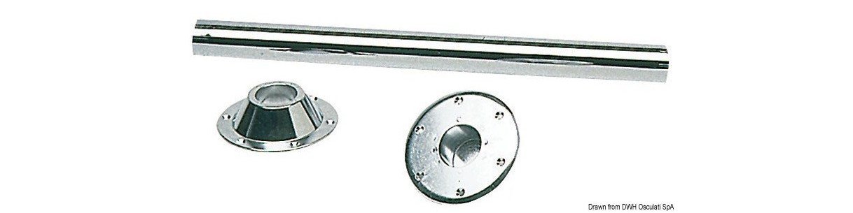 Pied de table en inox