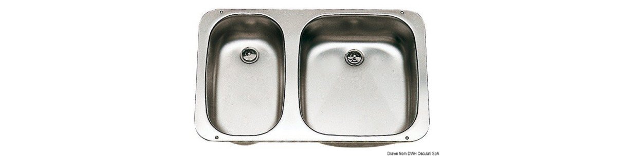 Évier double
