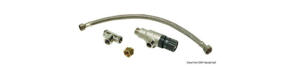 Mélangeur thermostatique pour chauffe-eaux