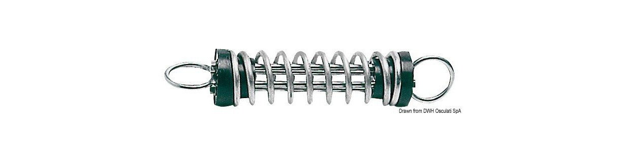 Ressorts de mouillage en inox poli