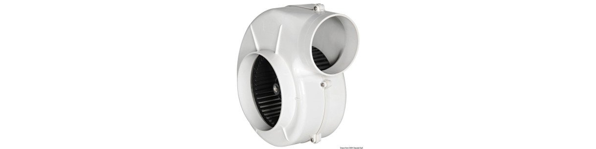 Aspirateur centrifuge pour fixation avec étrier, homologué RINA