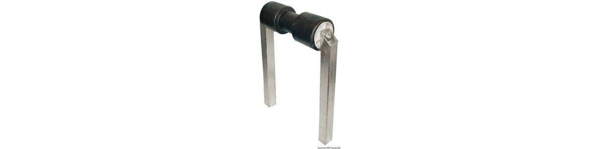 Diabolo central fixe double tube
