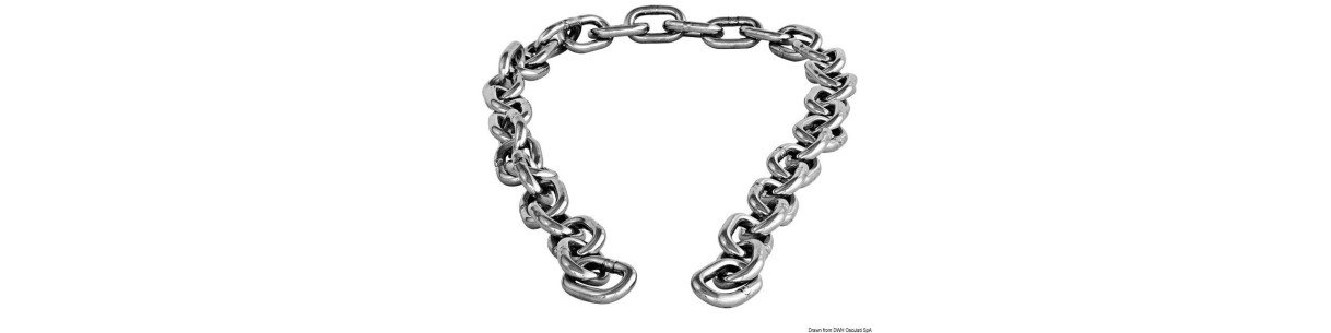 Tronçons chaîne inox AISI 316