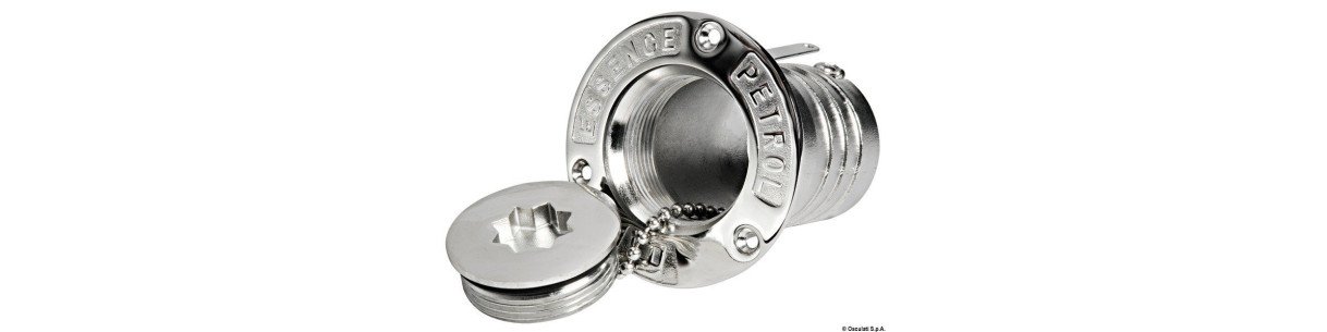 Bouchon de nable type "France" en inox AISI 316 poli miroir