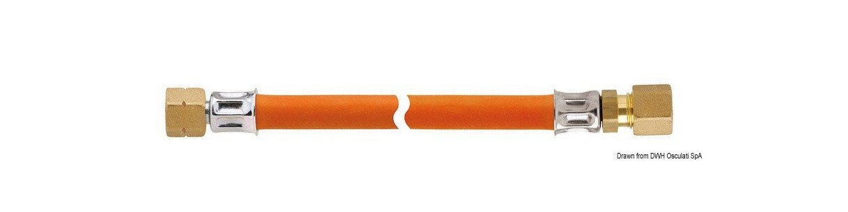 Tuyaux G 1/4 LH x RVS 8