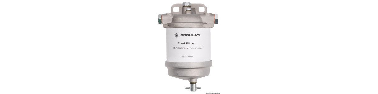 Filtre gasoil type CAV avec évacuation