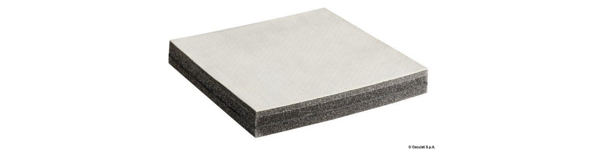 Plaques anti-bruit phono-absorbants et phono-isolants avec simili cuir perforé