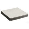 Plaques anti-bruit phono-absorbants et phono-isolants avec simili cuir perforé