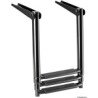 Echelle télescopique pour passerelle Total Black noire