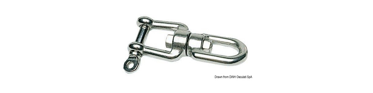 Émerillons en inox AISI 316 polis miroir