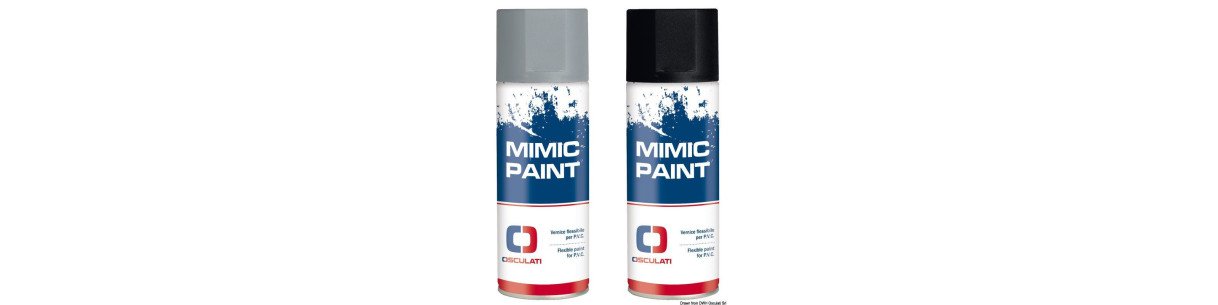 Peinture spray Mimic Paint pour rénovation PVC/néoprène