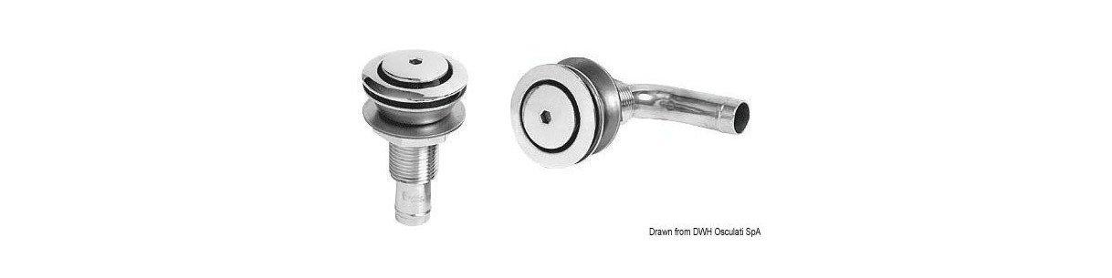 Events carburant en inox AISI 316 poli miroir